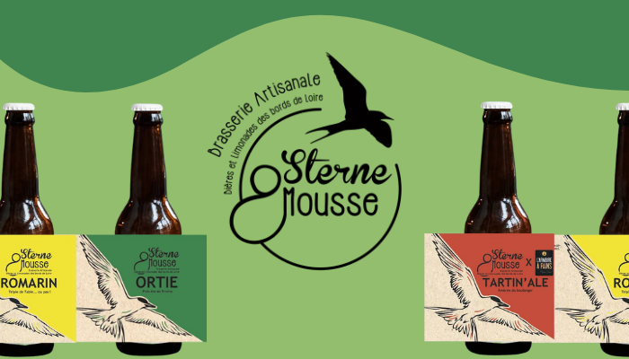 Bannière avec logo de la marque