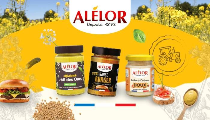 Bannière avec logo de la marque